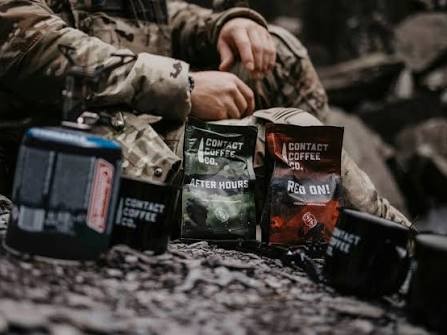 Contact Coffee bags and mugs