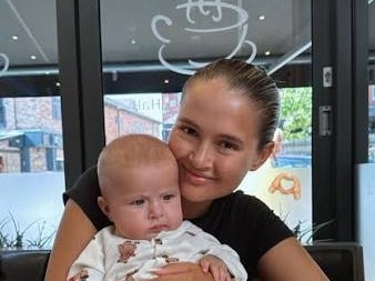 Mum and baby wearing Cozy Crew Club